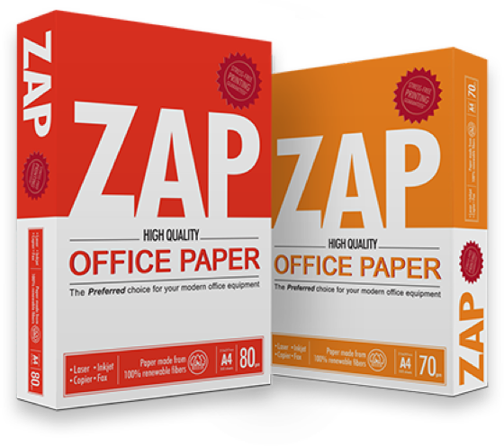 ZAP paper laser printing APRIL