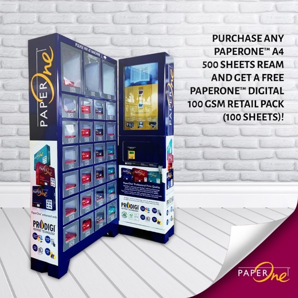 Singapore’s First Paper Vending Machine 1 Singapore