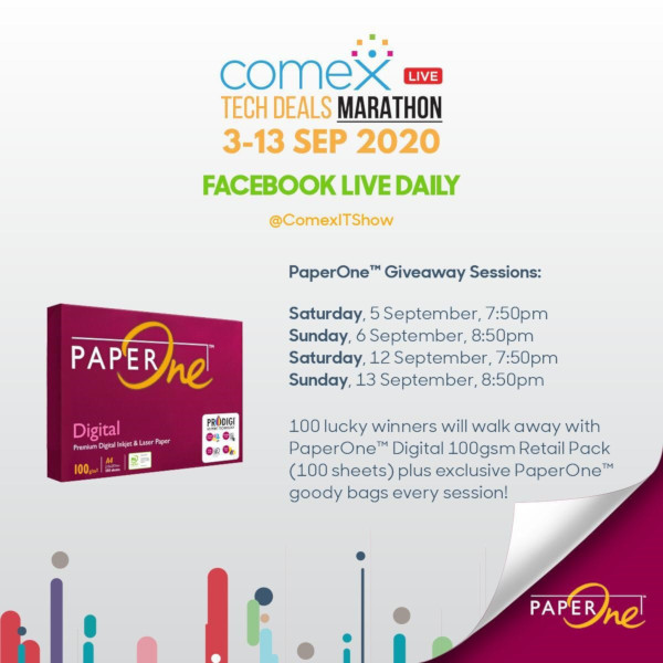 Paperone™️ Giveaway At Comex It Show 2020 (singapore) 1
